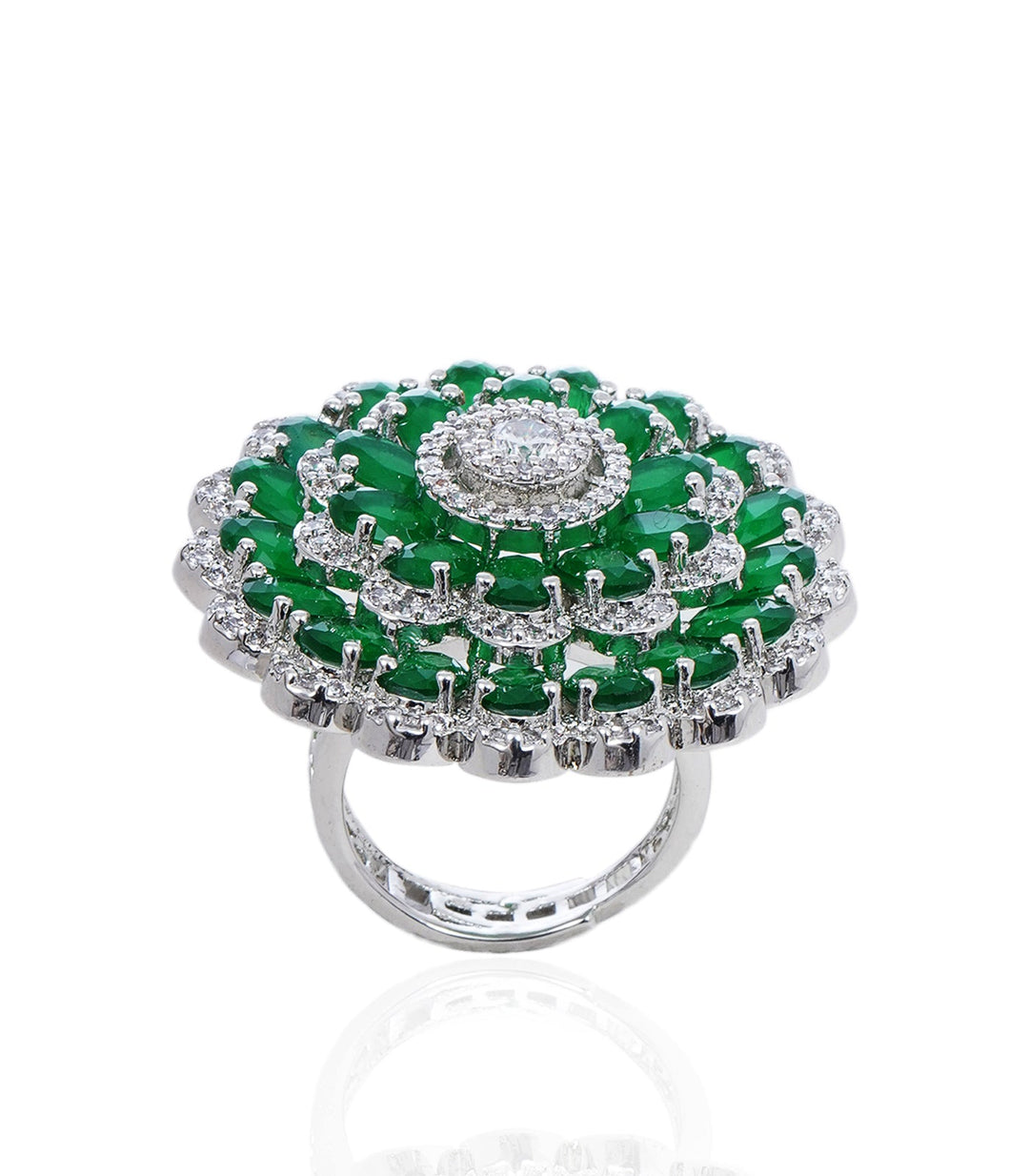 SAYLOR GREEN ZIRCON RING