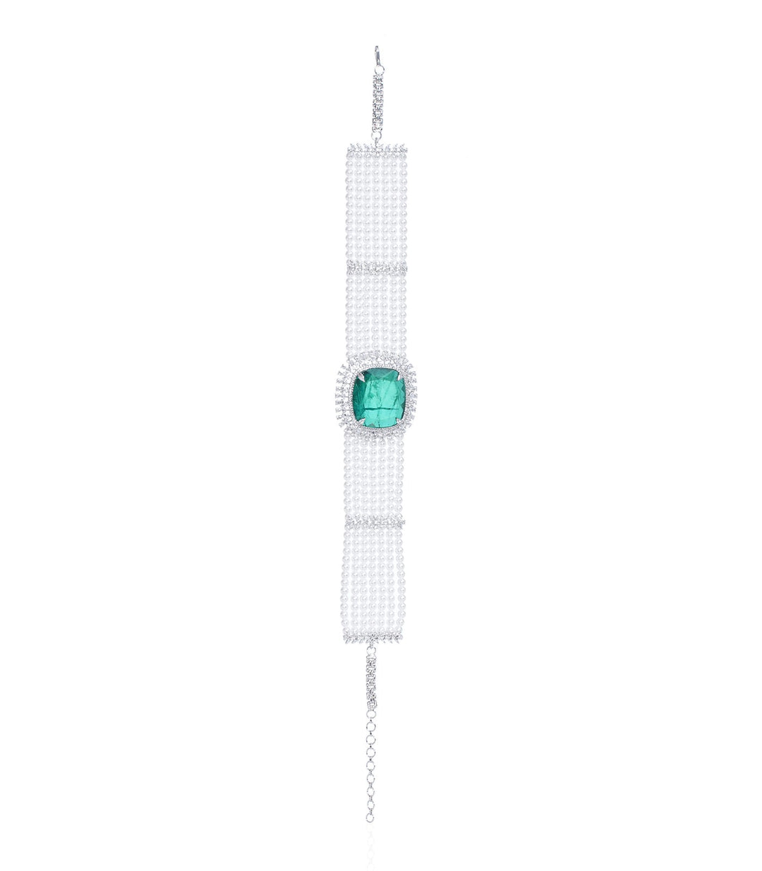 AIMEE GREEN ZIRCON CHOKER