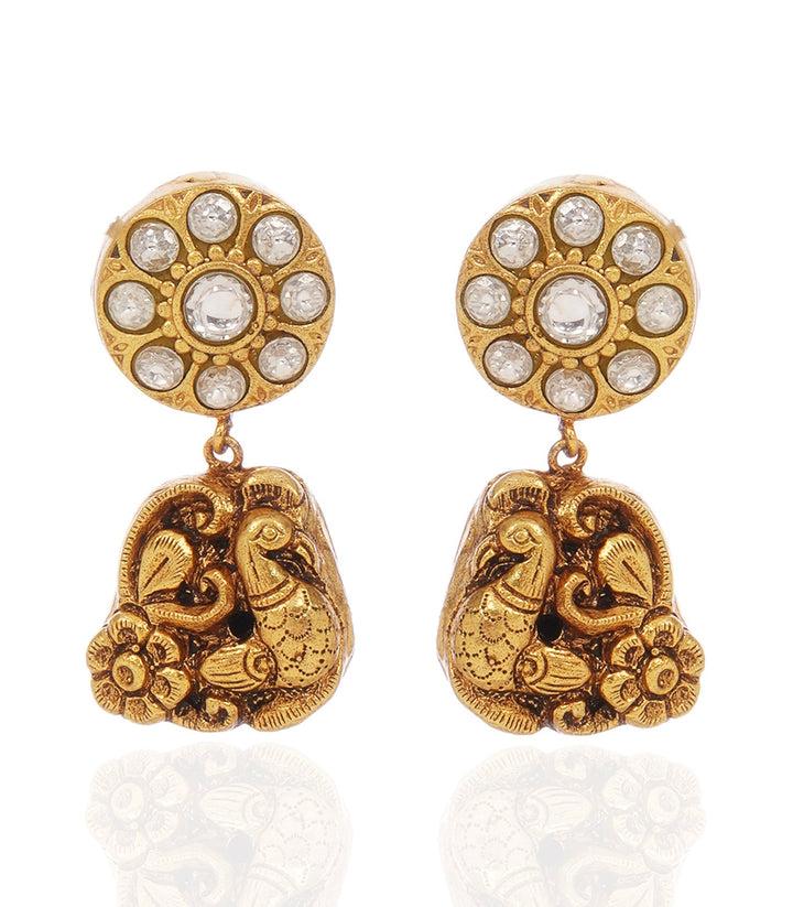 GAURAWI GOLD KUNDAN NECKLACE SET