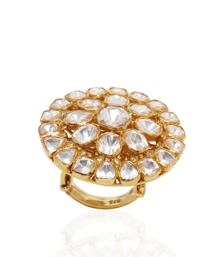 MANASVINI  MOISSANITE RING