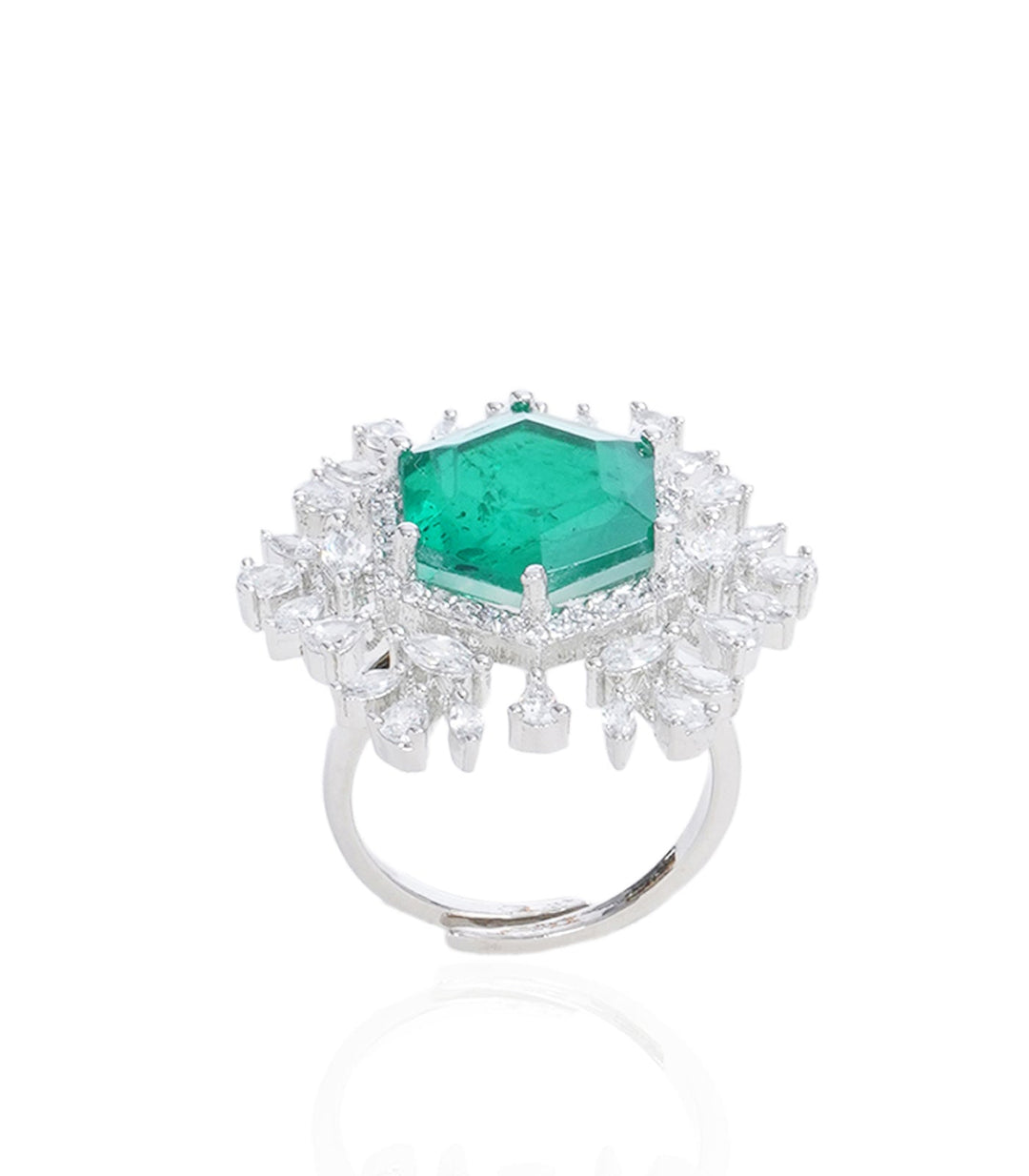 SOPHIA GREEN ZIRCON RING