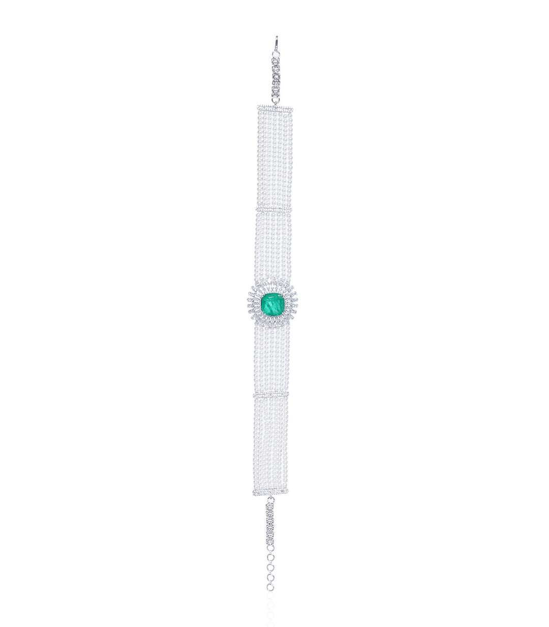 SNEH  GREEN ZIRCON CHOKER