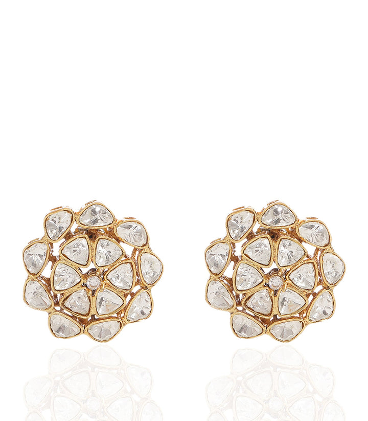 NIHARIKA  WHITE POLKI CHOKER