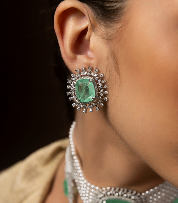 AIMEE GREEN ZIRCON CHOKER