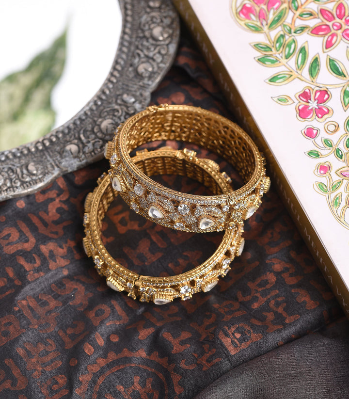 ANAMIKA POLKI ZIRCON BANGLES