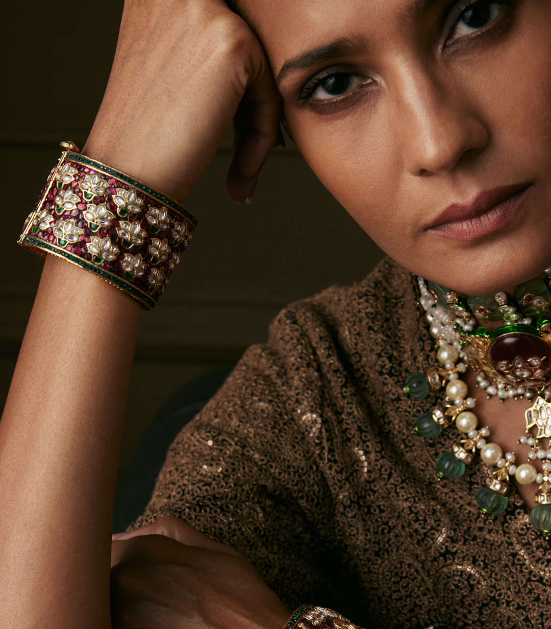 KASHVI RUBY KUNDAN BANGLES
