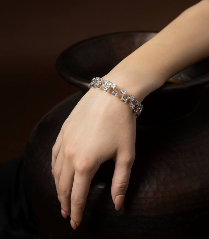 DANNA WHITE ZIRCON BANGLES