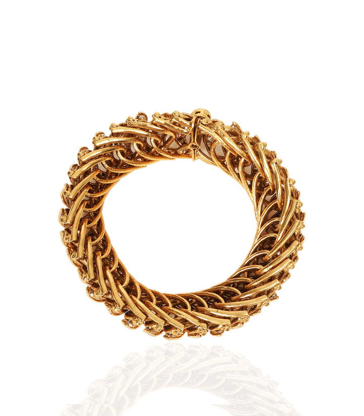 MOHINI GOLD PLATED KUNDAN SUTARLA