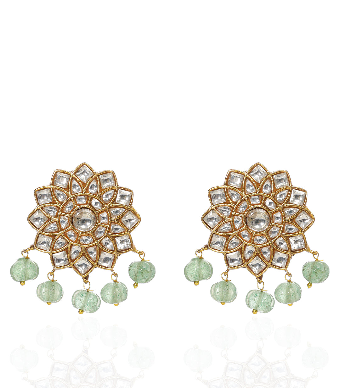 VANI GREEN KUNDAN CHOKER SET
