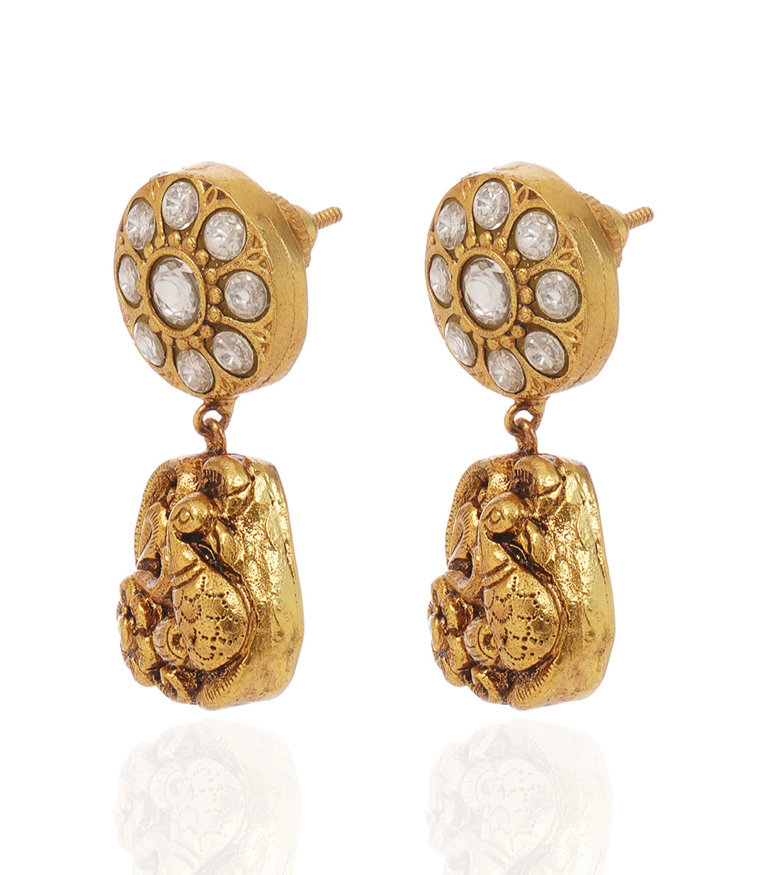 GAURAWI GOLD KUNDAN NECKLACE SET