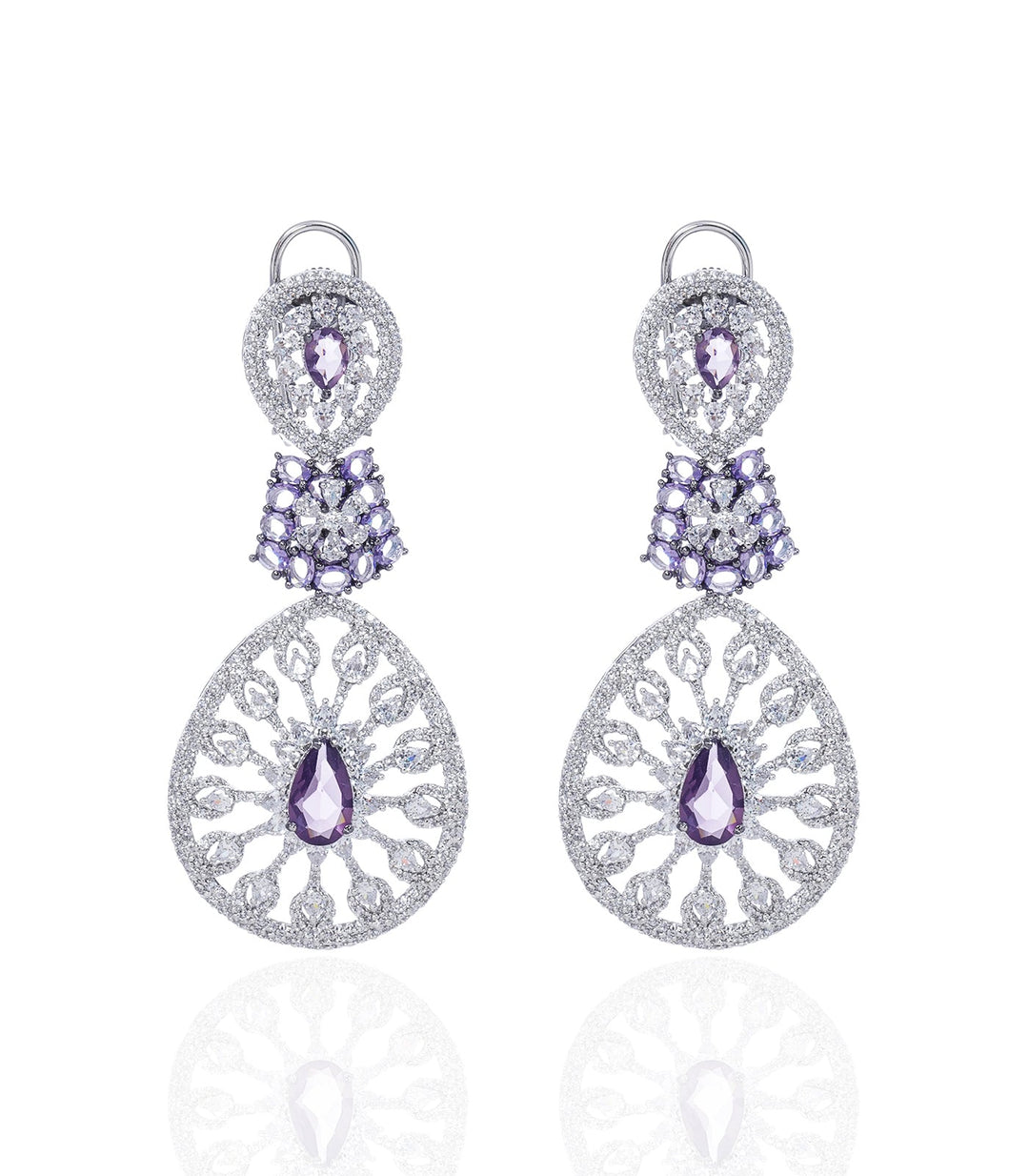 HAZEL PURPLE ZIRCON NECKLACE SET