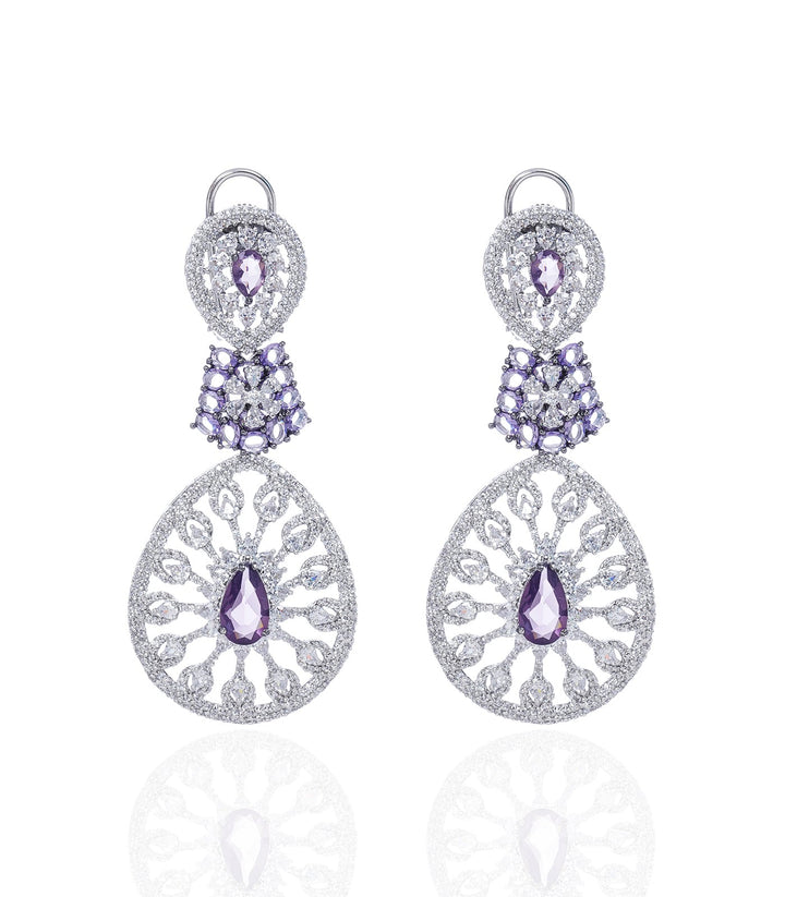 HAZEL PURPLE ZIRCON NECKLACE SET