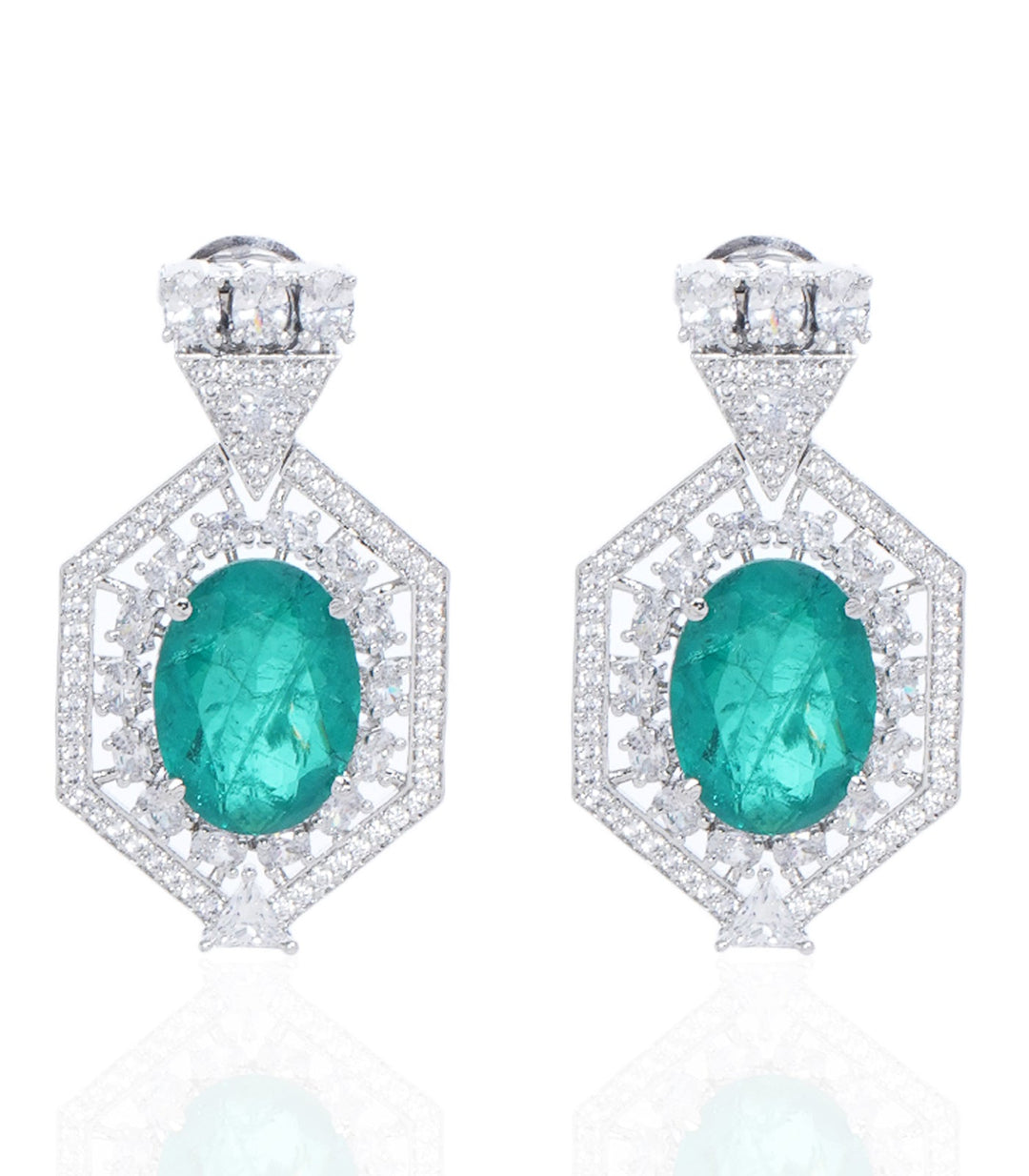 PRISHA GREEN ZIRCON CHOKER