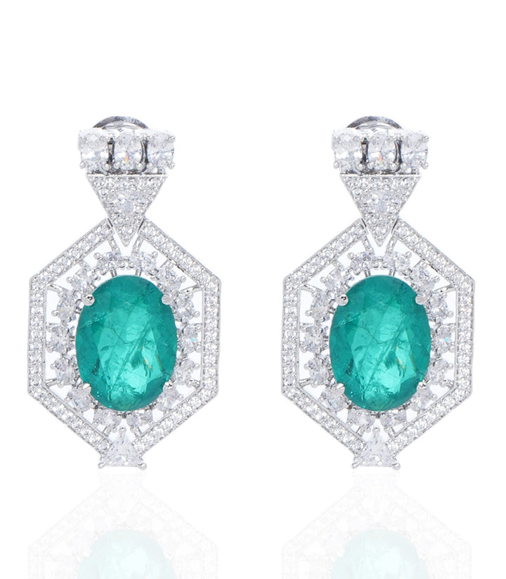 PRISHA GREEN ZIRCON CHOKER