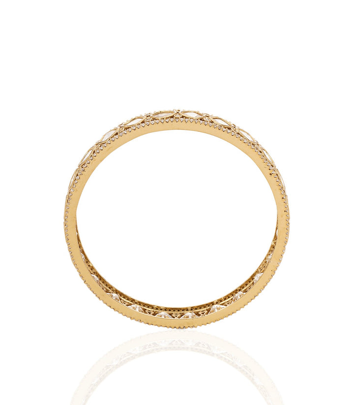 NIKITA ANTIQUE FINISH POLKI BANGLES