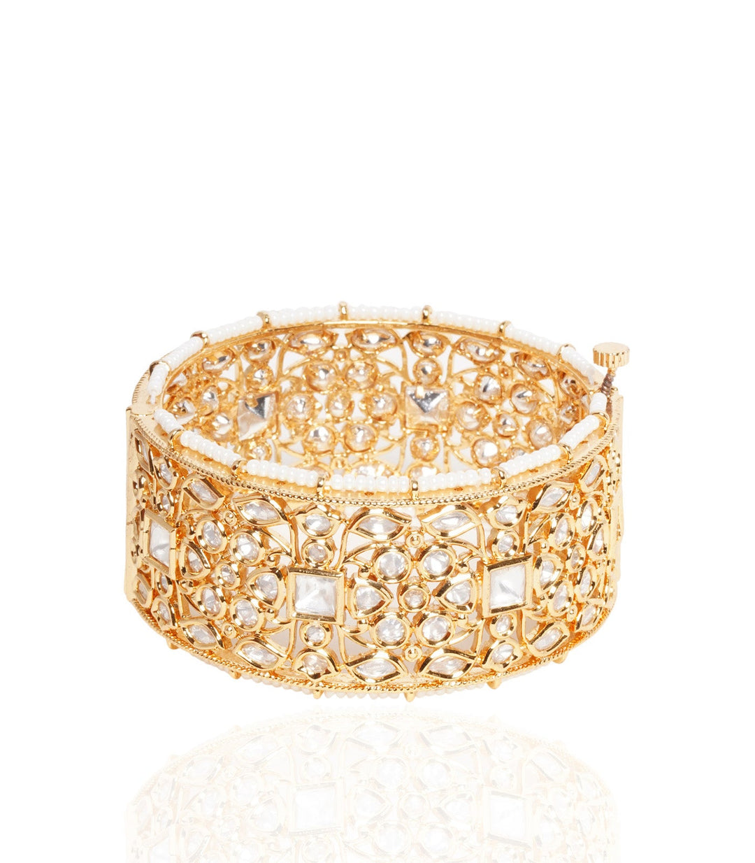 CHANDNI GOLD PLATED OPENABLE BANGLE