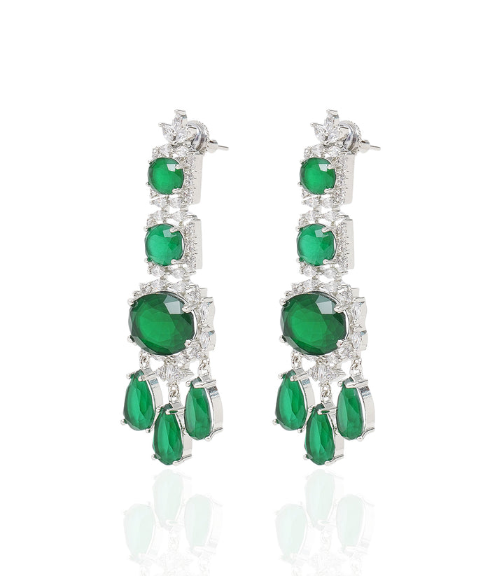 JESSICA GREEN ZIRCON NECKLACE SET