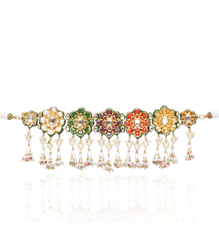 Aawanya Navratan Choker Set