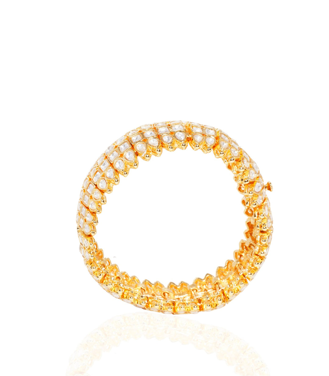 CHANDNI GOLD PLATED KUNDAN BANGLES