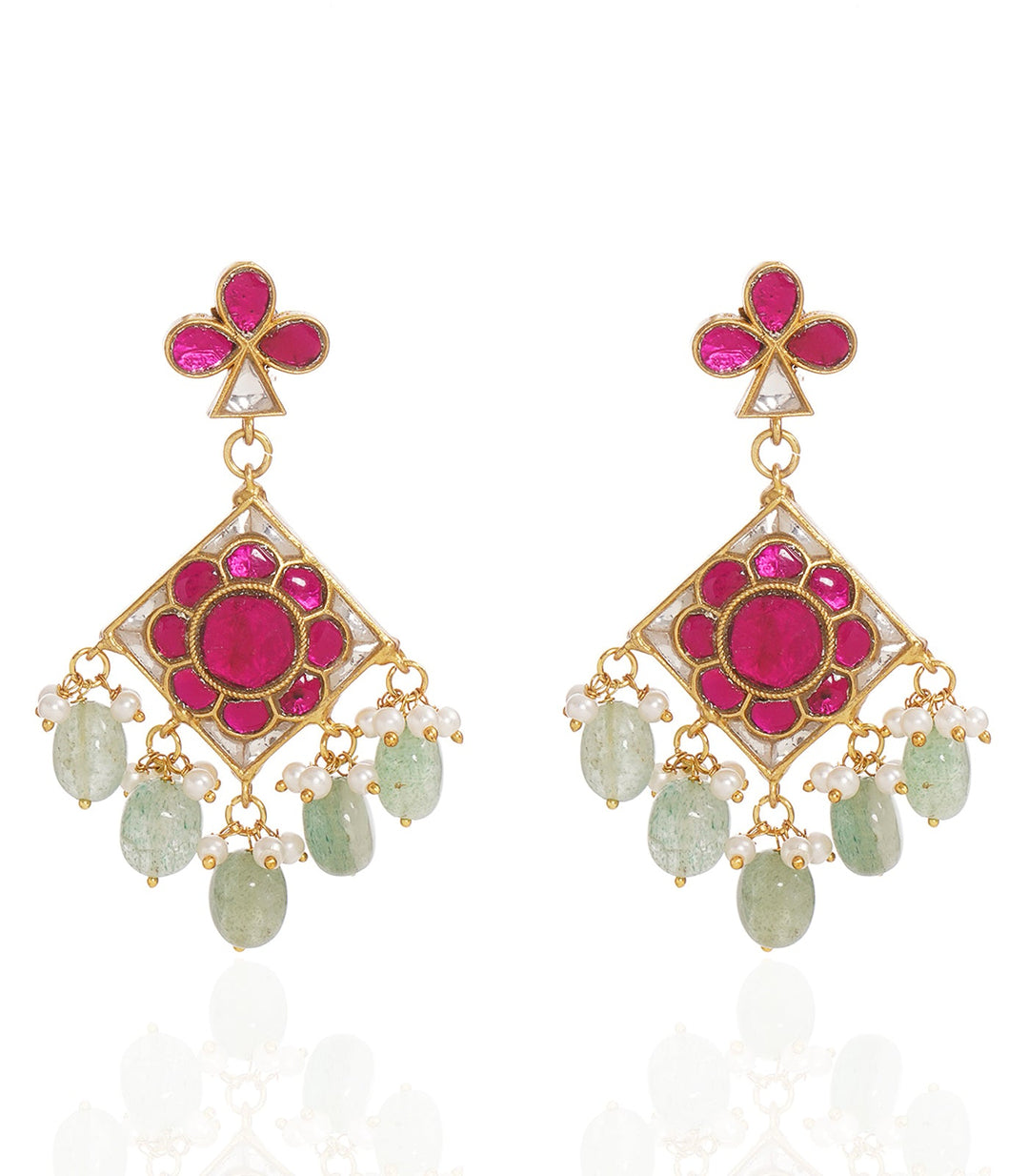 SAANVIKA RED & GREEN KUNDAN CHOKER