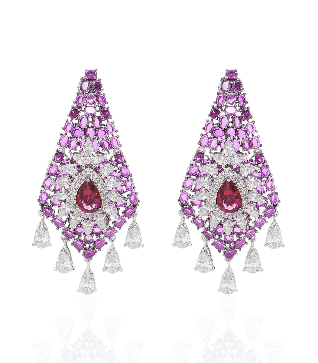 ZOE PURPLE ZIRCON NECKLACE SET