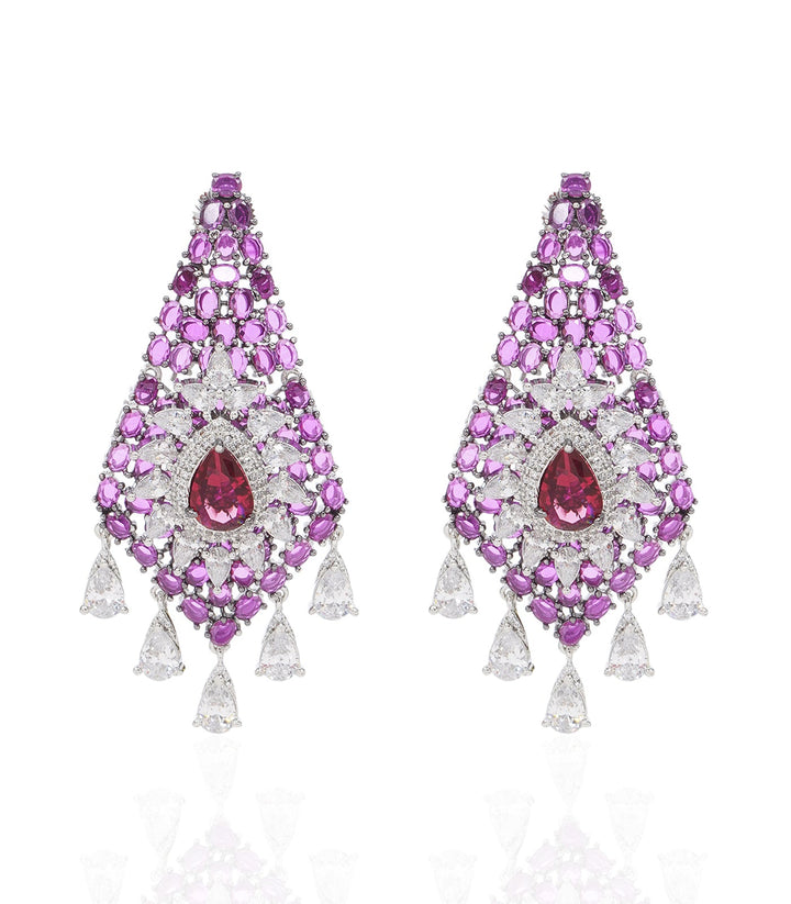 ZOE PURPLE ZIRCON NECKLACE SET