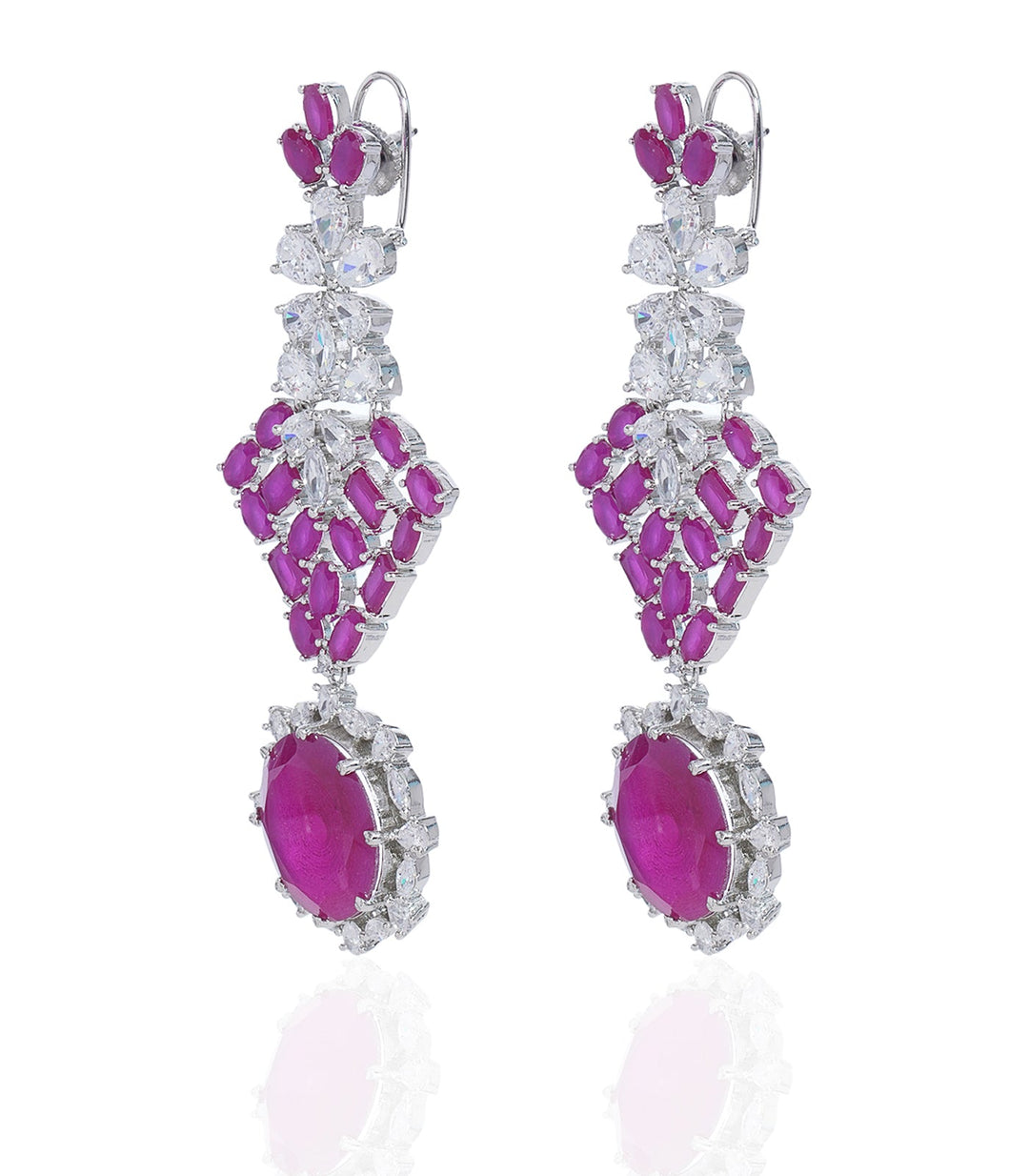 RUHI RUBY ZIRCON NECKLACE SET