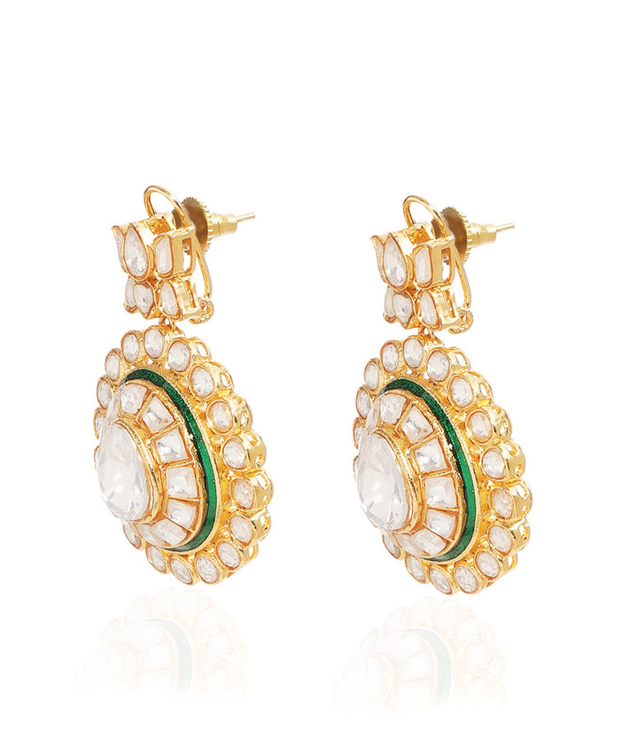 IRA GREEN POLKI NECKLACE SET