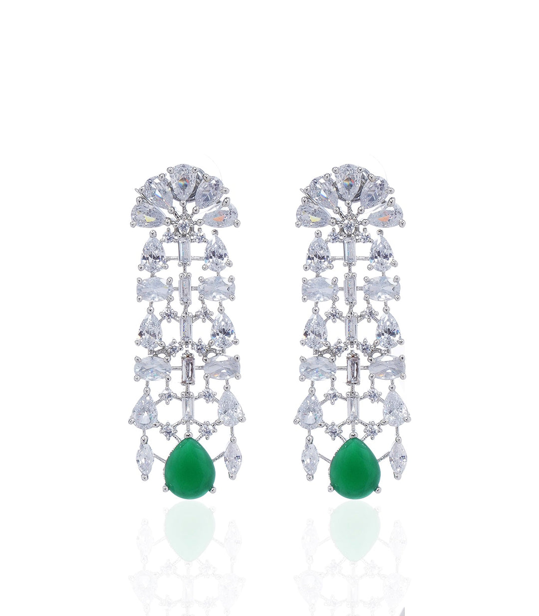 STELLA GREEN ZIRCON NECKLACE SET