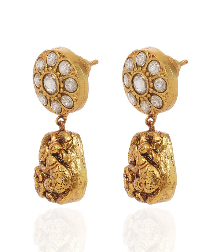 GAURAWI GOLD KUNDAN NECKLACE SET