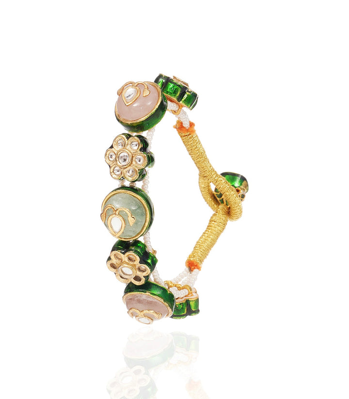 SAMARIKA MINT KUNDAN BRACELET