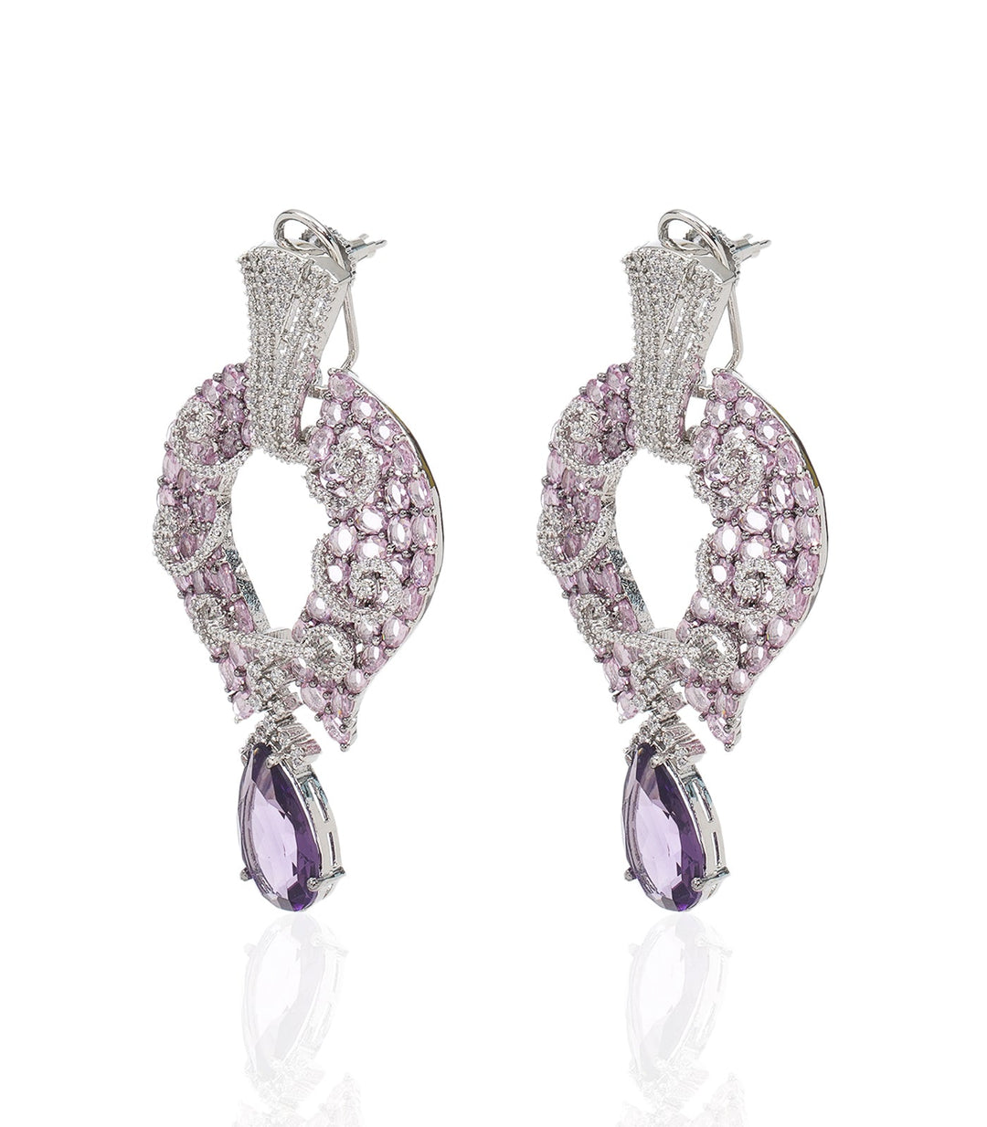 DIANA PURPLE ZIRCON NECKLACE SET