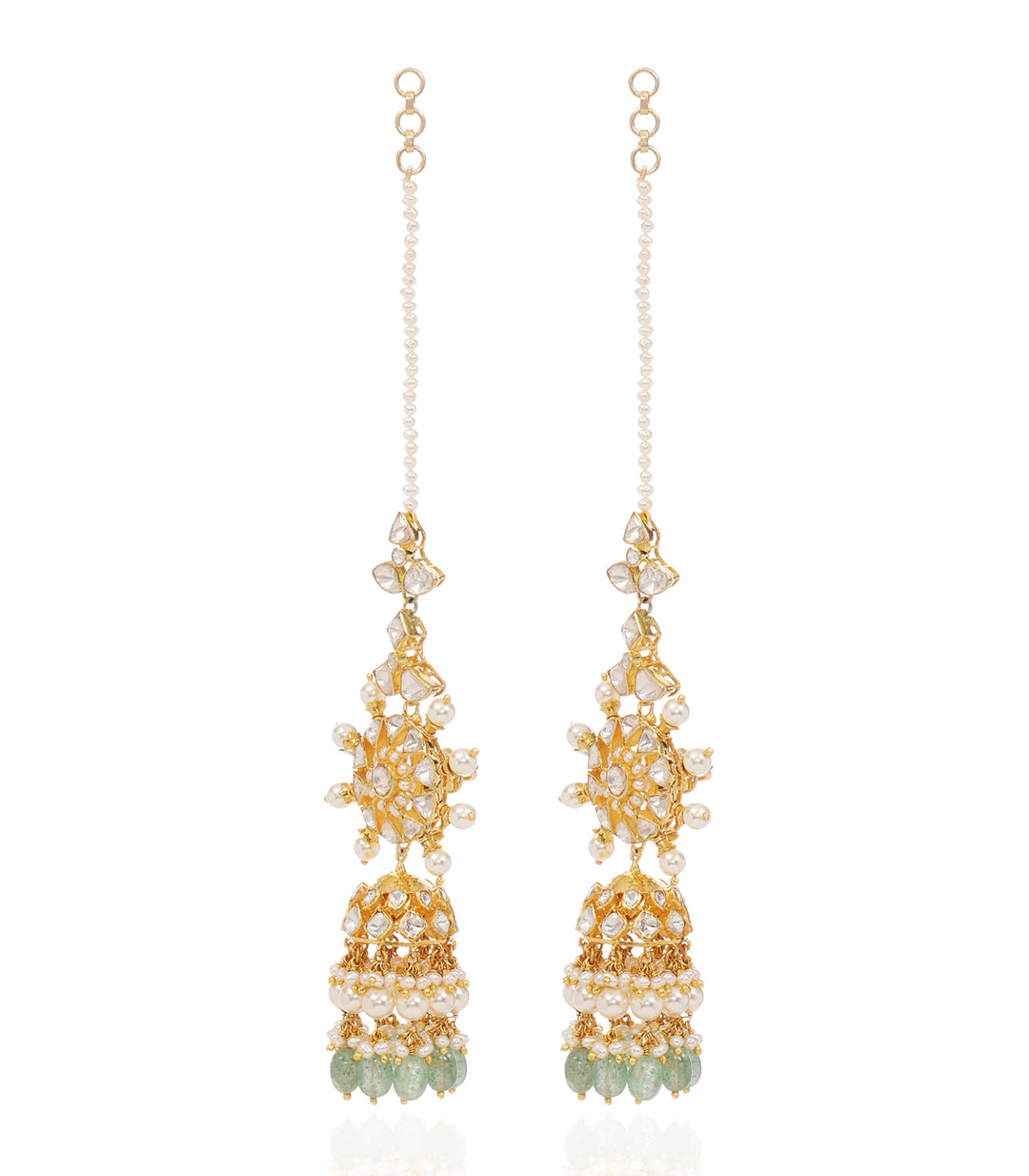 AVIKA GREEN MOISSANITE  NECKLACE SET