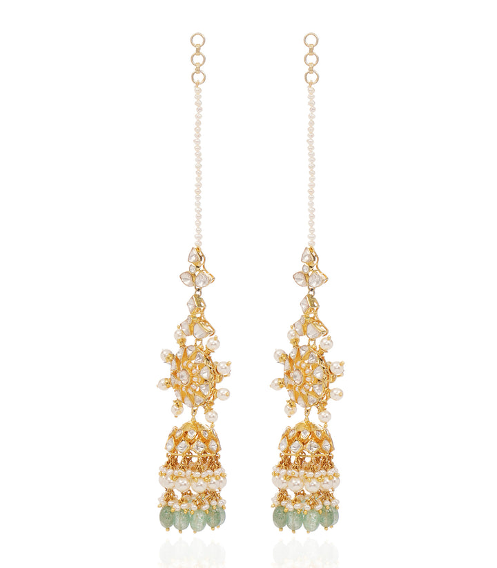 AVIKA GREEN MOISSANITE  NECKLACE SET