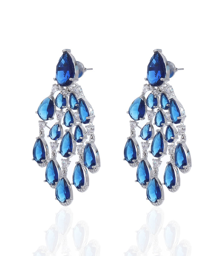 MAHI BLUE ZIRCON NECKLACE SET