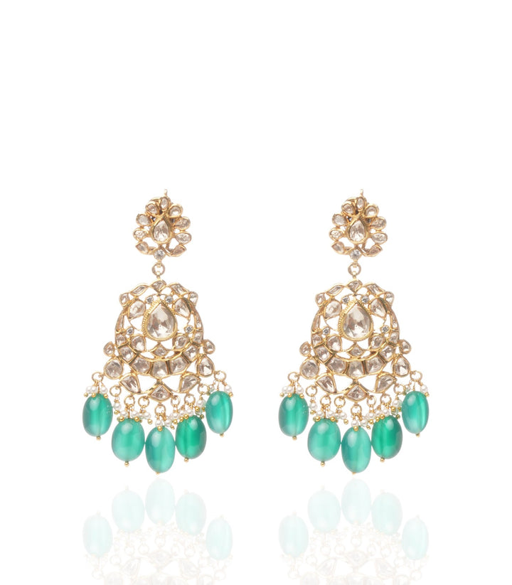 YAASHI GREEN MOISSANITE NECKLACE SET