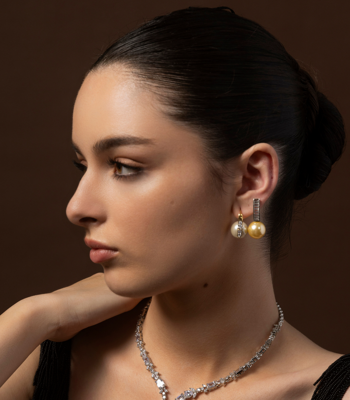 VYOMI WHITE ZIRCON STUD