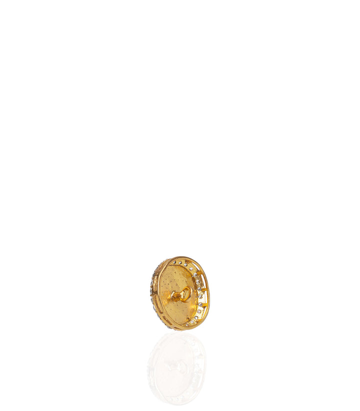 KALANI GOLD PLATED  KUNDAN BUTTON
