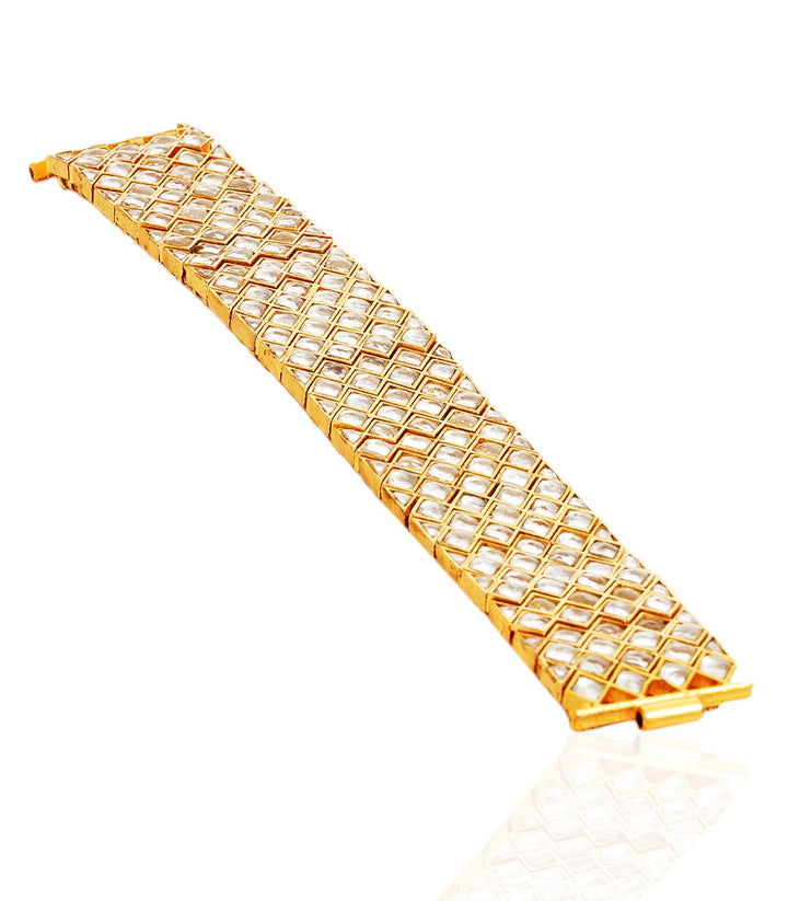 KOMAL WHITE KUNDAN BANGLES