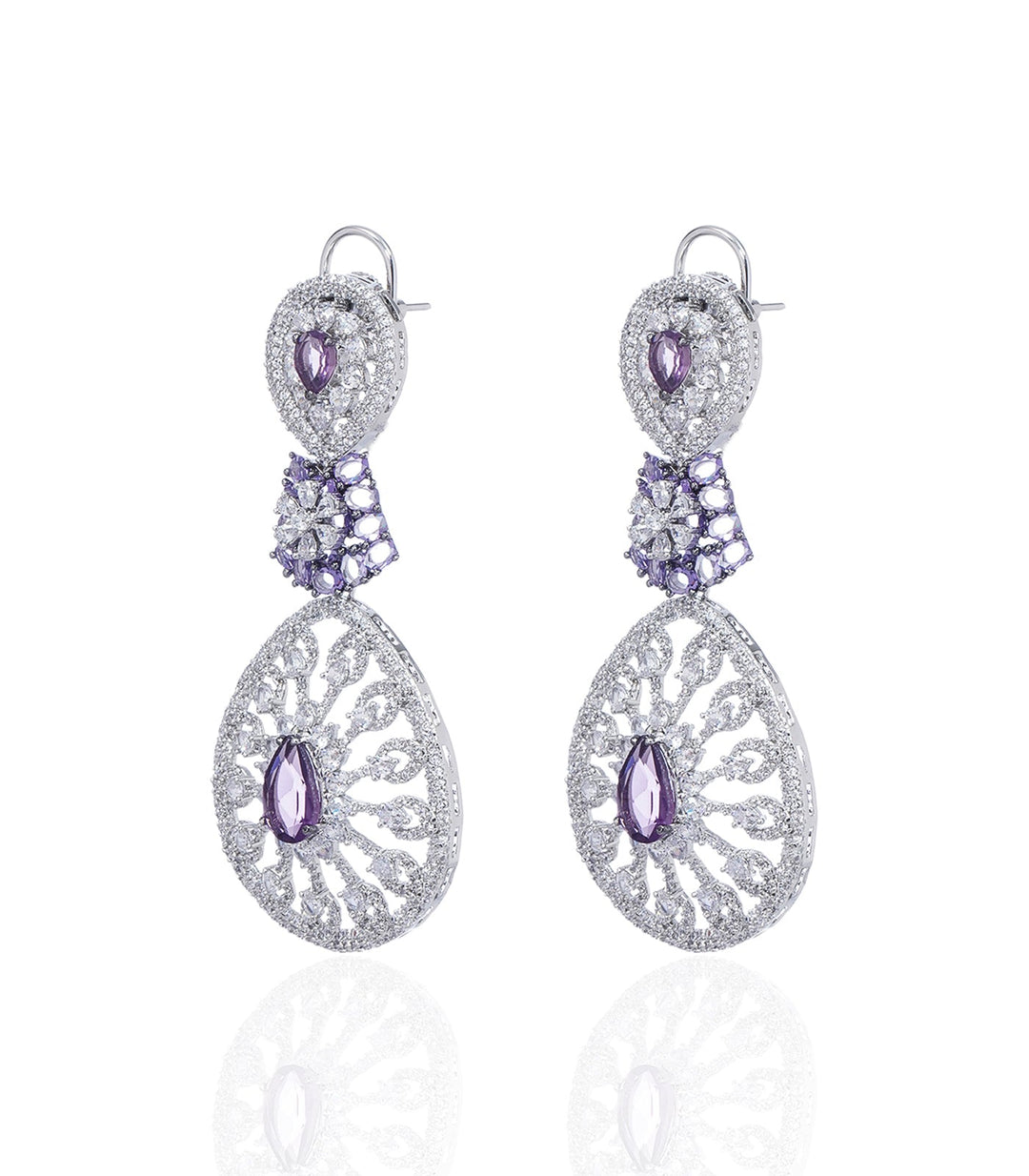 HAZEL PURPLE ZIRCON NECKLACE SET