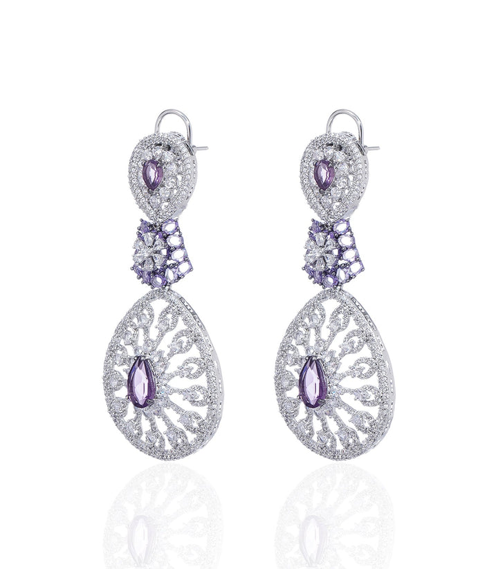 HAZEL PURPLE ZIRCON NECKLACE SET