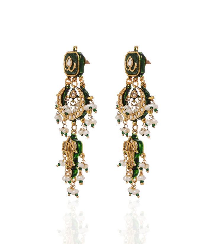 DEEKSHA GREEN KUNDAN CHOKER