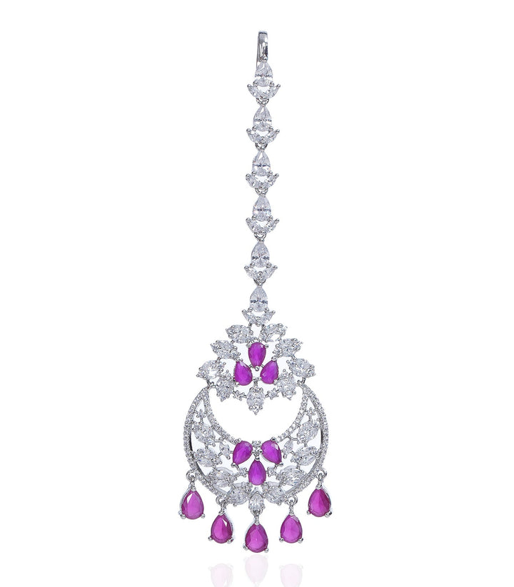 RHEA PINK ZIRCON NECKLACE SET