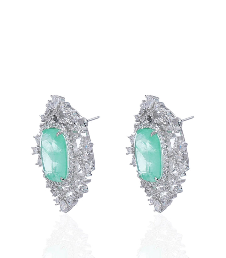 OVIYA MINT ZIRCON LONG NECKLACE