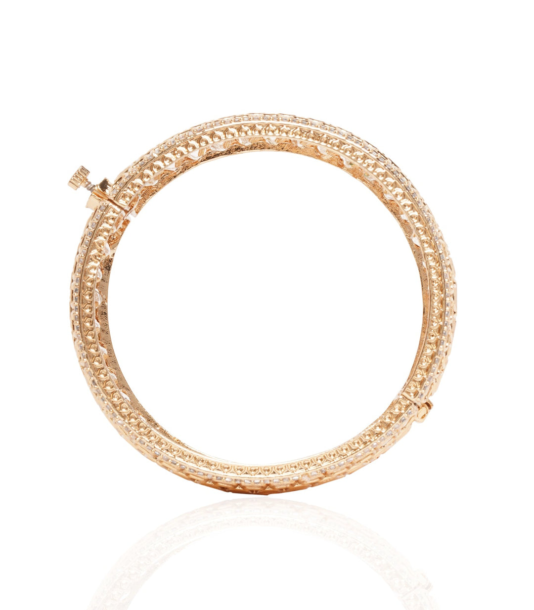 CHANDNI GOLD PLATED BIG SIZE KUNDAN BANGLES