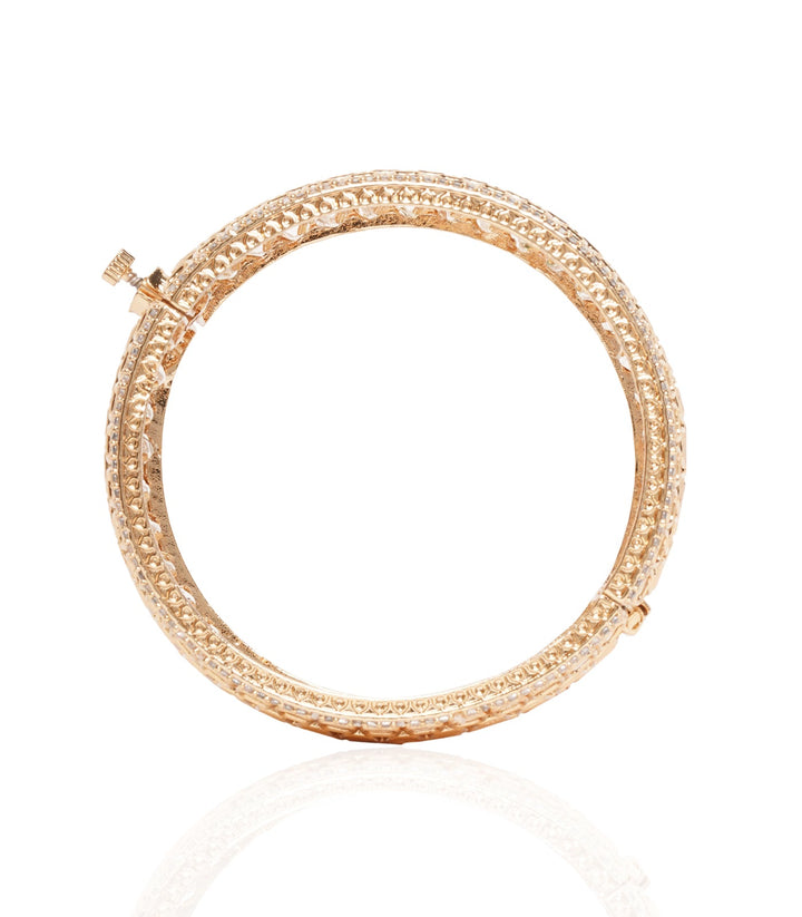 CHANDNI GOLD PLATED BIG SIZE KUNDAN BANGLES