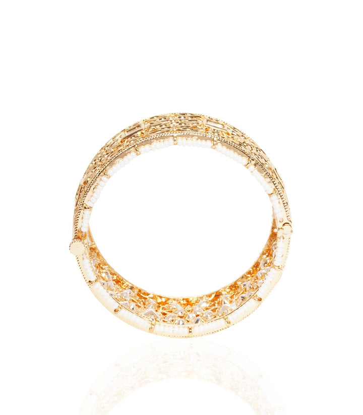 CHANDNI GOLD PLATED OPENABLE BANGLE