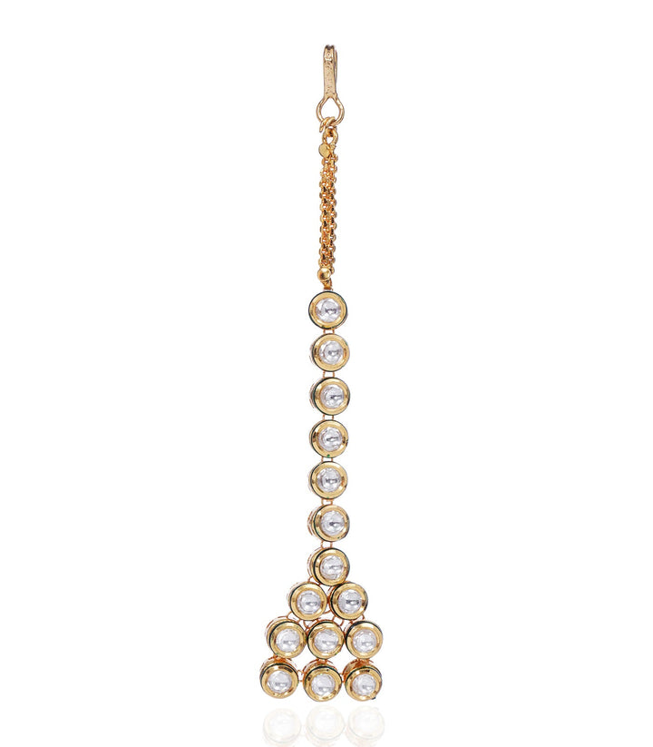 UPADHRITI GOLD PLATED KUNDAN LONG NECKLACE