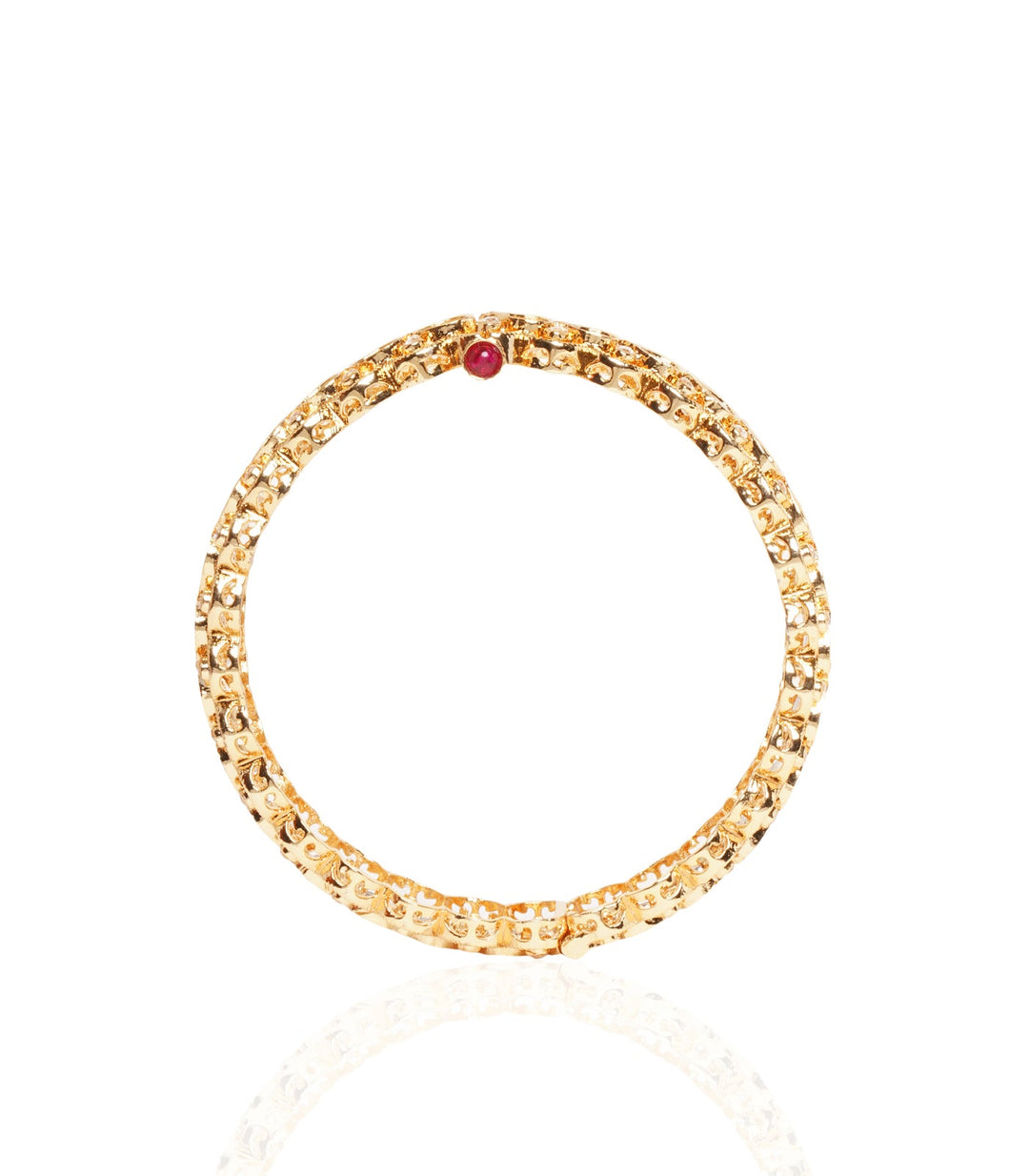 CHANDNI GOLD PLATED KUNDAN BANGLES