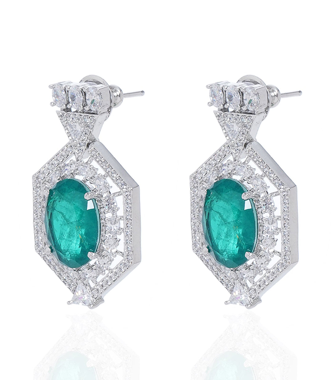 PRISHA GREEN ZIRCON CHOKER